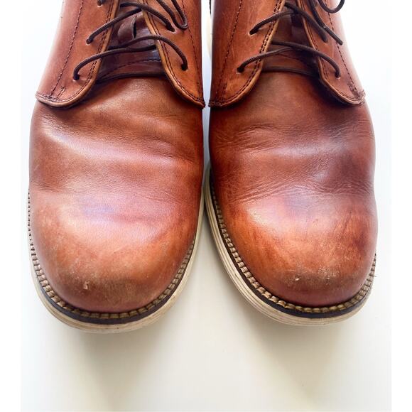 Men\'s Cole Haan Grand OS Brown Leather Casual Lace Up Boots Size 10 main image 8